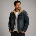 James Walker | Veste en jean doublée sherpa