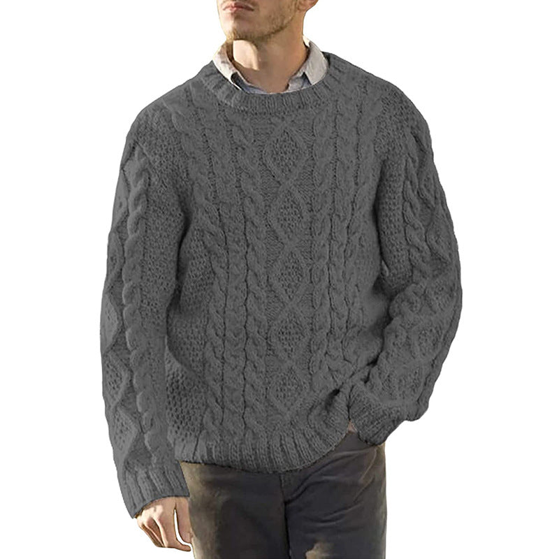 Frederick Hawkins | Cable Knit Crew Neck Jumper