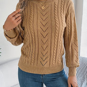 Eleanor Davies | Cable-Knit Textured Sweater