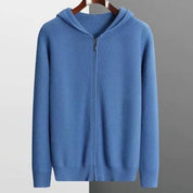 Henry Bennett | Zip-Up Hooded Cardigan Sweater