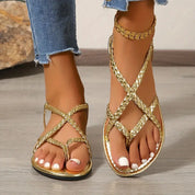 Irina Prescott | Braided Strap Sandals
