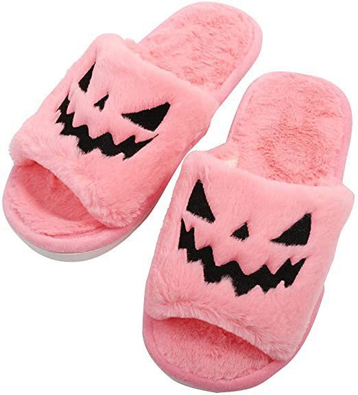 Creepy Cute | Pumpkin Halloween Slippers For Women