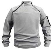 Lucas Pemberley | Stand Collar Fleece Pullover Sweater