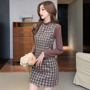 Marianne Sutcliffe | Plaid A-Line Skirt Set