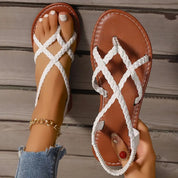 Irina Prescott | Braided Strap Sandals