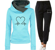 Grace Sullivan | Love Heart Print Tracksuit Set