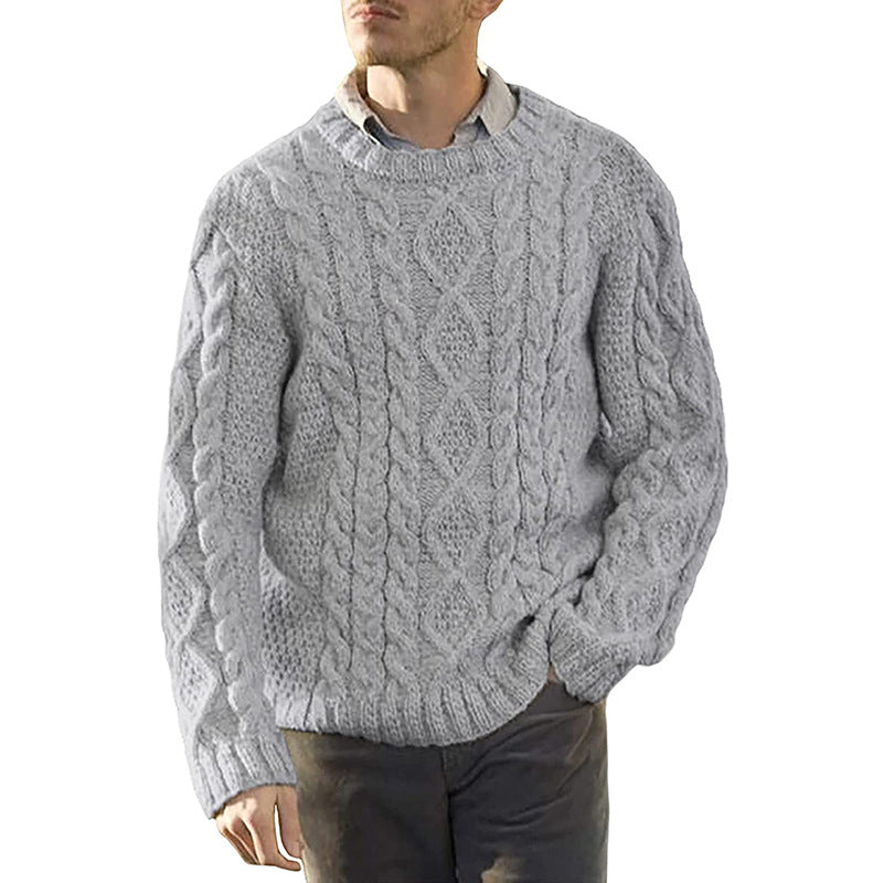 Frederick Hawkins | Cable Knit Crew Neck Jumper
