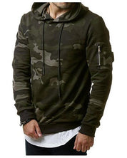 Graham Pierce | Camouflage Hoodie With Zip Pocket