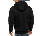 Edward Pritchard | Cotton Hoodie With Neon Zip Detail
