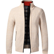 Clive Bannister | Fleece-Lined Zip Sweater With Stand Collar
