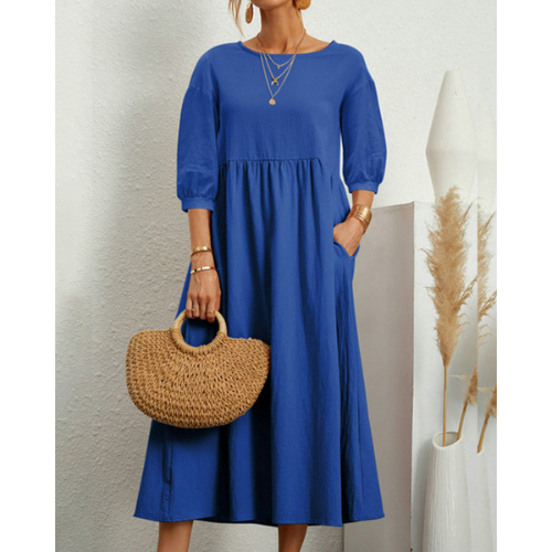 Grace Fairchild | Puff Sleeve Midi Dress