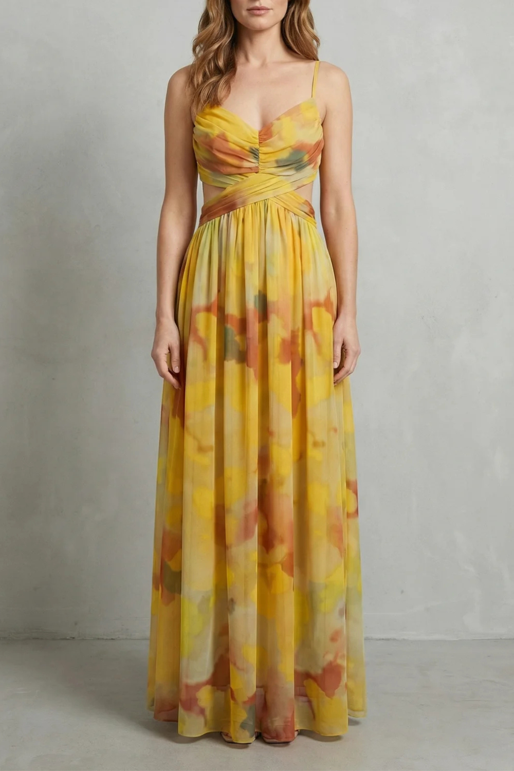 Emmeline Voss | Watercolour Romance Tulle Maxi Dress