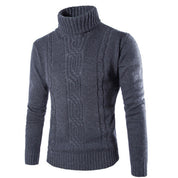 Malcolm Everly | Cable Knit Turtleneck Sweater