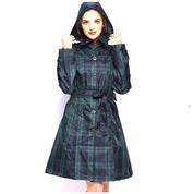 Felicity Robertson | Tartan Hooded Rain Coat Classic Plaid