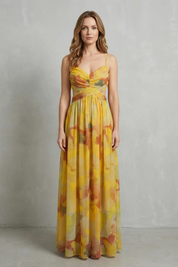 Emmeline Voss | Watercolour Romance Tulle Maxi Dress