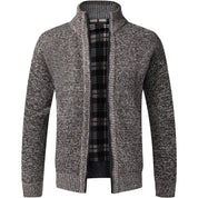 Clive Bannister | Fleece-Lined Zip Sweater With Stand Collar