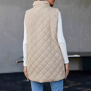 Clara Sinclair | Quilted Longline Zip Gilet