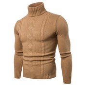 Malcolm Everly | Cable Knit Turtleneck Sweater