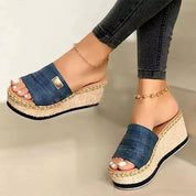 Xandra Holt | Espadrille Wedge Sandals
