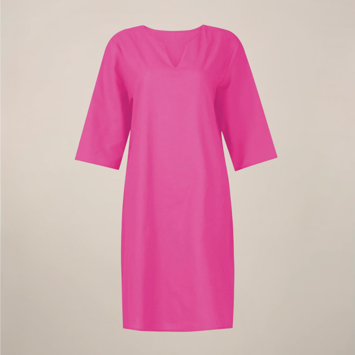 Celine Dufresne | V-Neck Shift Dress