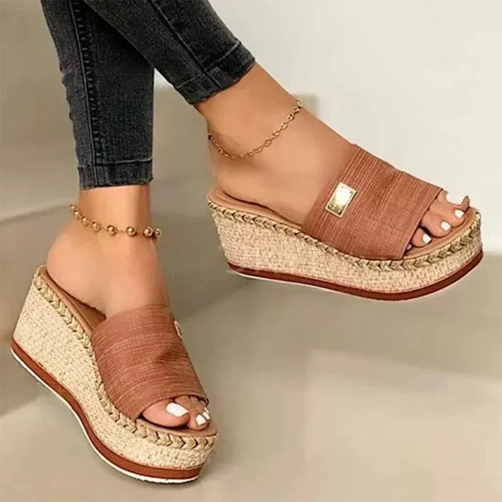 Xandra Holt | Espadrille Wedge Sandals