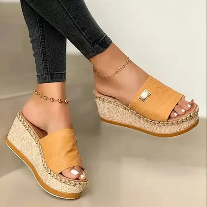 Xandra Holt | Espadrille Wedge Sandals