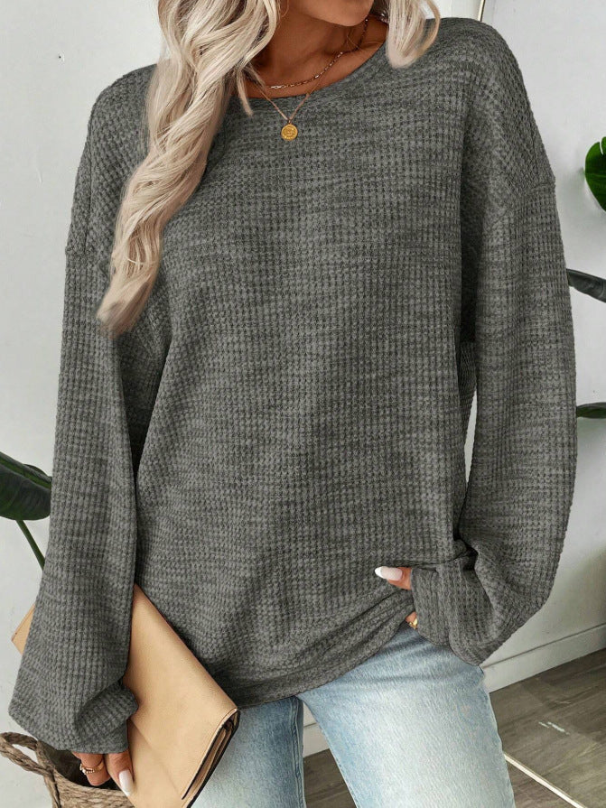 Grace Wilson | Round Neck Loose Knit Sweater