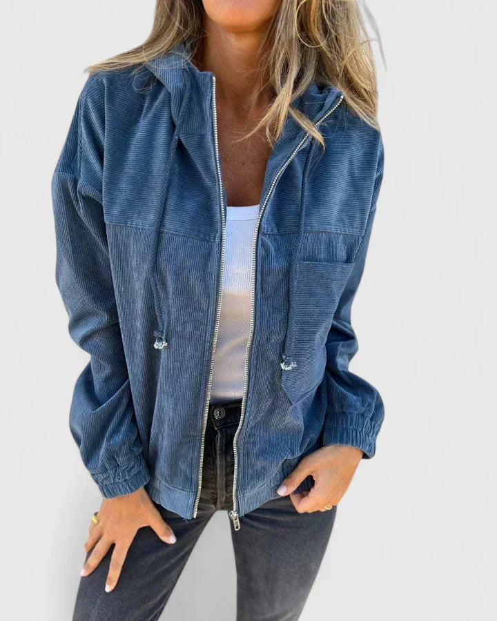 Bridget Hollis | Hooded Corduroy Jacket