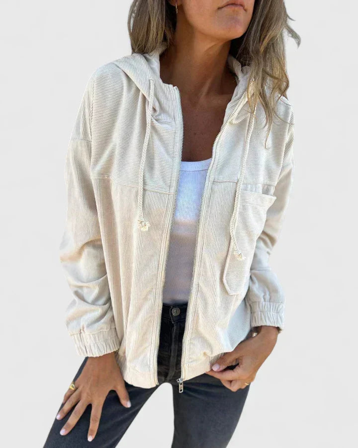 Bridget Hollis | Hooded Corduroy Jacket