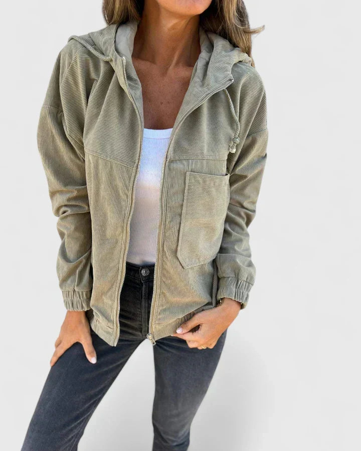 Bridget Hollis | Hooded Corduroy Jacket
