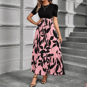 Cordelia Ashby | Robe midi à col rond et imprimé floral