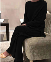 Georgina Hall | Ribbed Knit Two-Piece Lounge Set