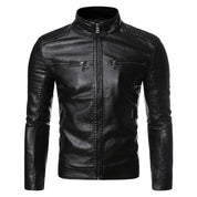 Owen Featherstone | Leather Biker Jacket