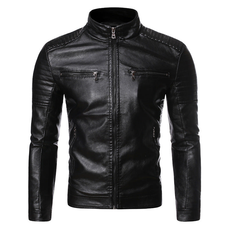 Owen Featherstone | Leather Biker Jacket
