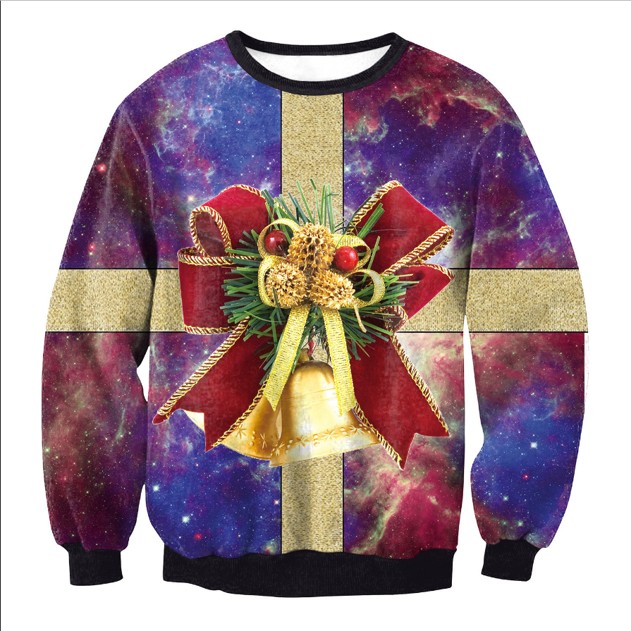 Jolly Knit | Pull de Noël patchwork multicolore pour femmes