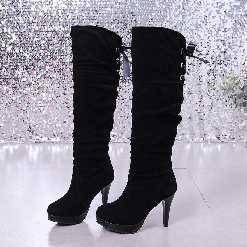 Verity Smith | Bottes à talons aiguilles, au-dessus du genou