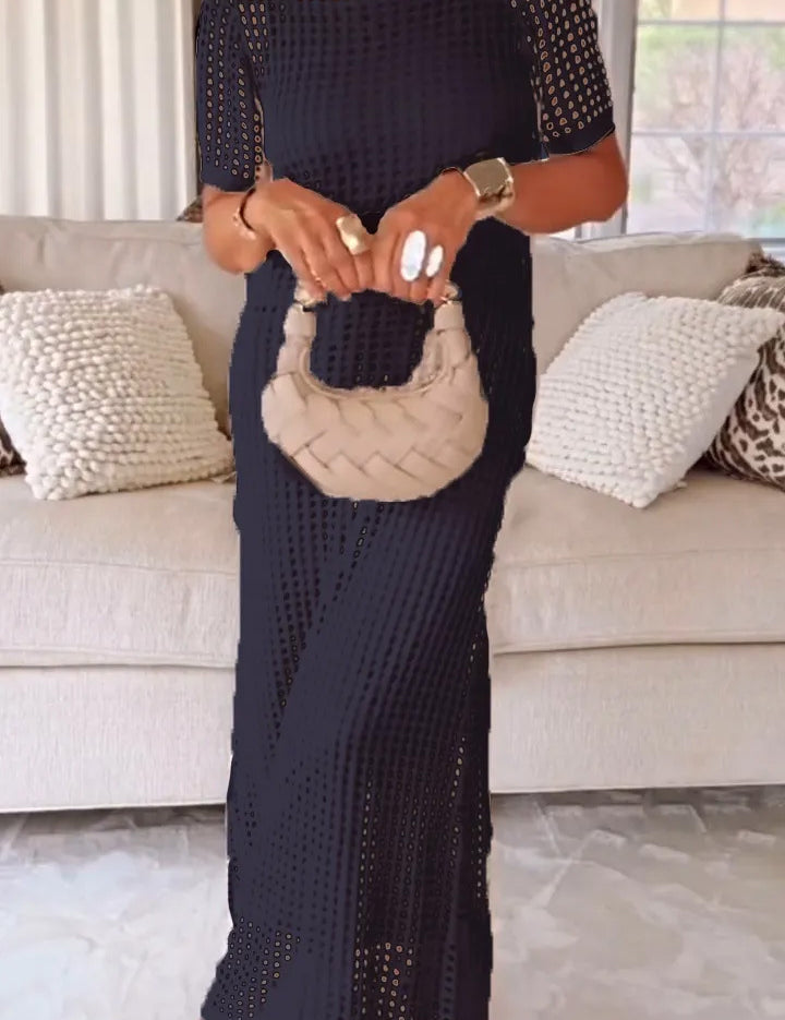 Tabitha Green | Crochet Knit Maxi Dress