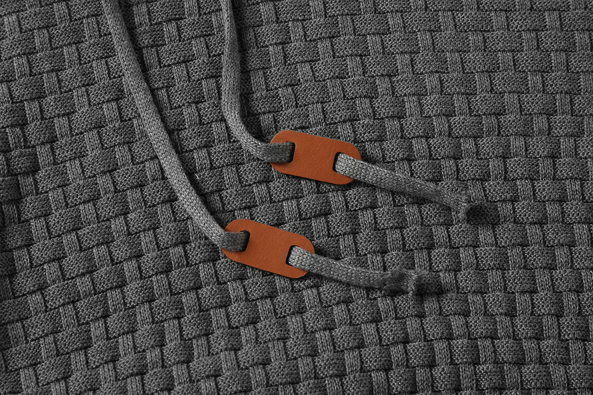 Rupert Sandford | Textured Knit Hoodie For Men