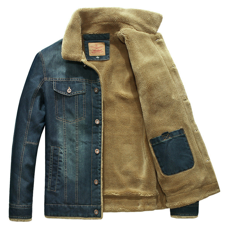 James Walker | Veste en jean doublée sherpa
