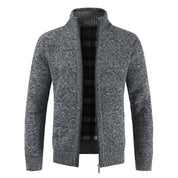 Clive Bannister | Fleece-Lined Zip Sweater With Stand Collar