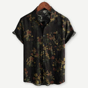 Elliot Davies | Men's Floral Shirt Relaxed Vintage Print