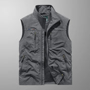 William Scott | Men's Multi-Pocket Outdoor Vest with Stand Collar