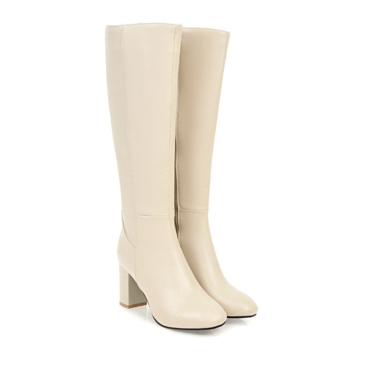 Edith Vert | Bottes montantes à talon bloc