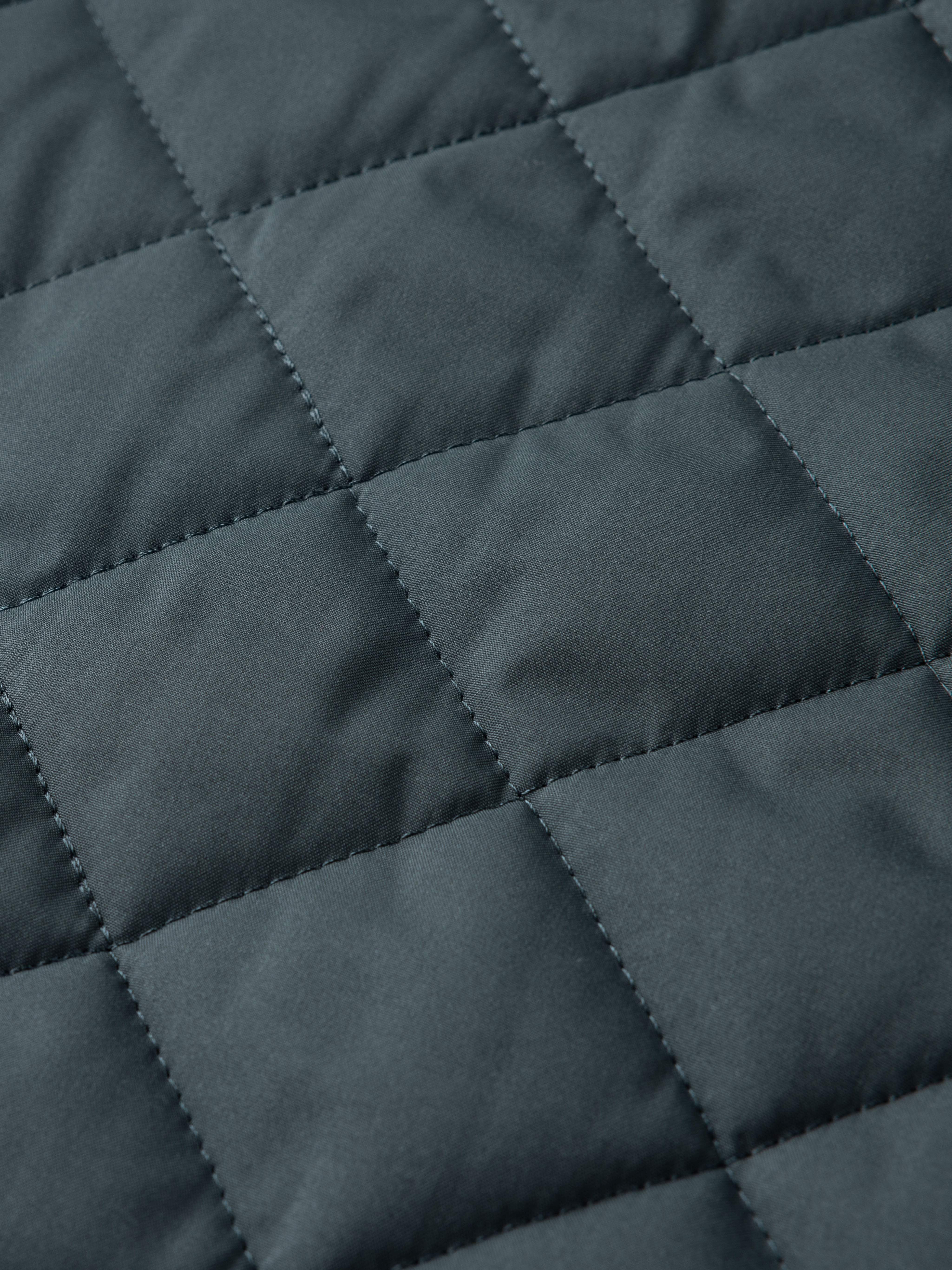 Reuben Walker | Quilted Bomber Jacket with Fleece Lining