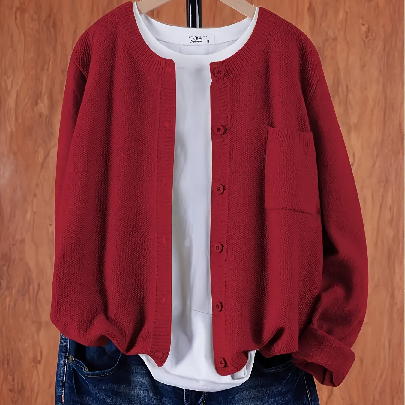 Freya Turner | Round Neck Knitted Cardigan