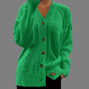 Imogen Wright | Cable-Knit Button Cardigan