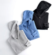 Henry Bennett | Zip-Up Hooded Cardigan Sweater