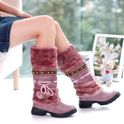 Olivia Taylor | Fur-Trim Snow Boots