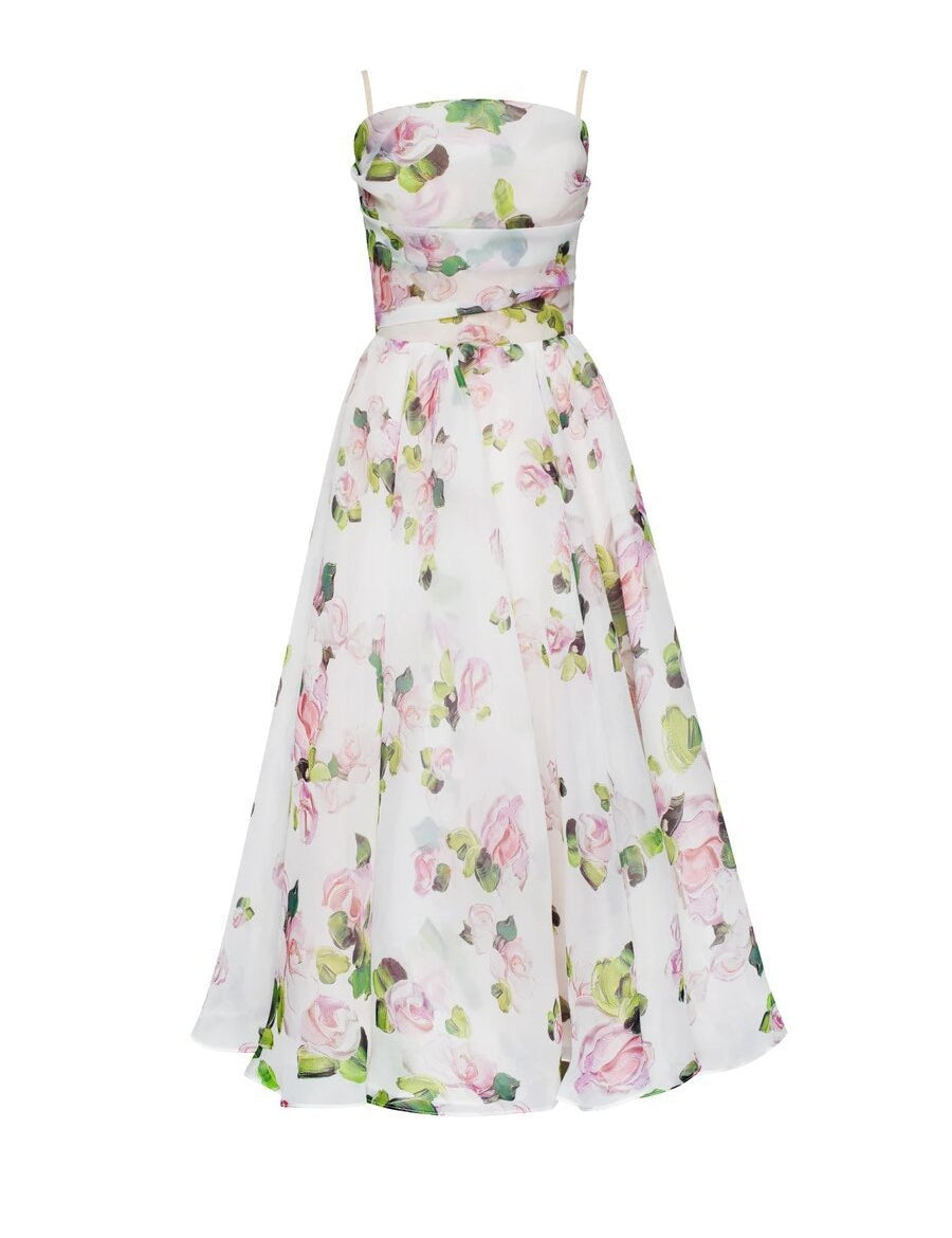 Arabella Turner | Floral Print Midi Swing Dress