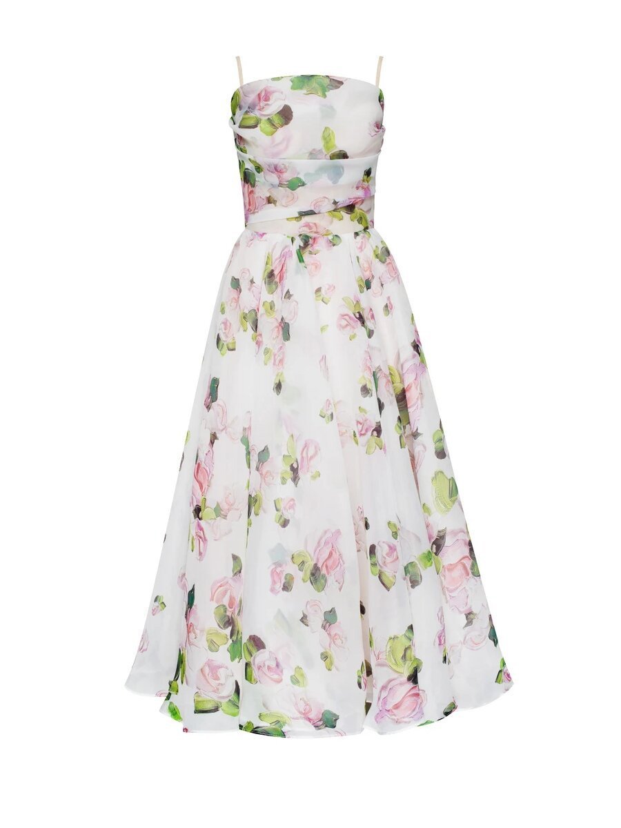 Arabella Turner | Floral Print Midi Swing Dress